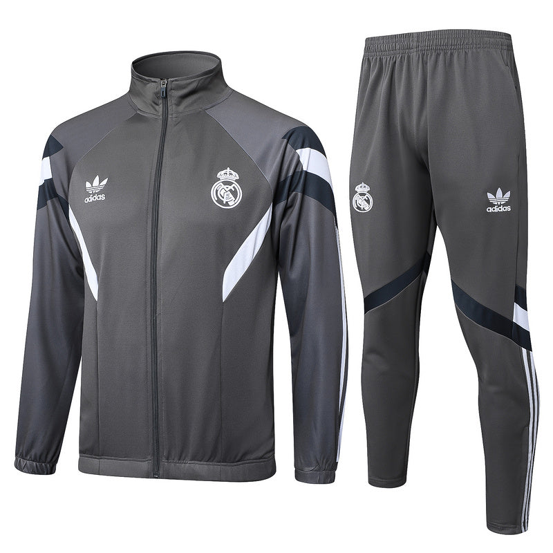 Real Madrid long zipper jacket Tracksuit